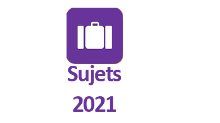 Logo BTS Tourisme 2021. Sujets d'examen - E5 - Élaboration d'une prestation touristique