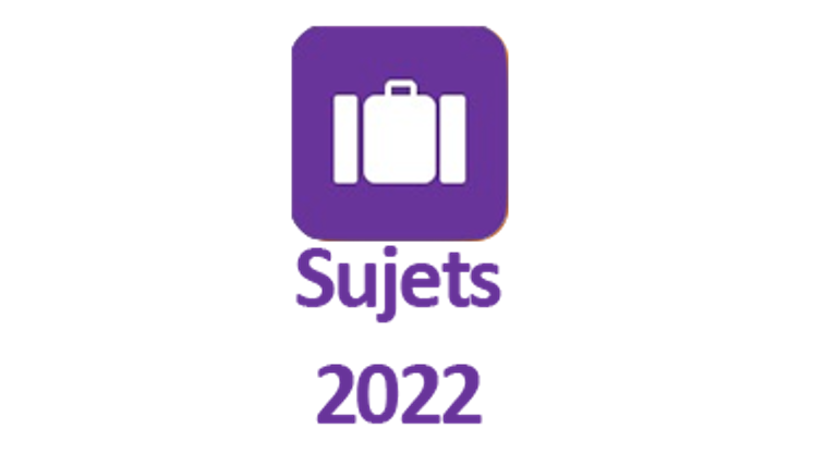 Logo BTS Tourisme 2022. Sujets d'examen - E5 - Élaboration d'une prestation touristique